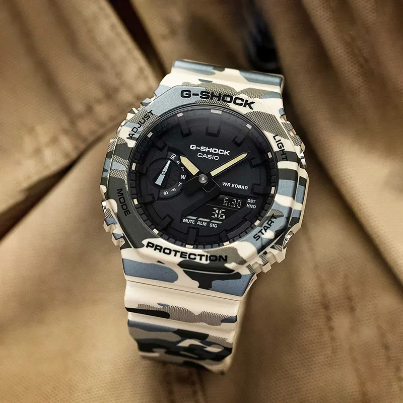 Casio G-Shock Black Dial Ana-Digital Men's Watch- GA-2100CM-5A